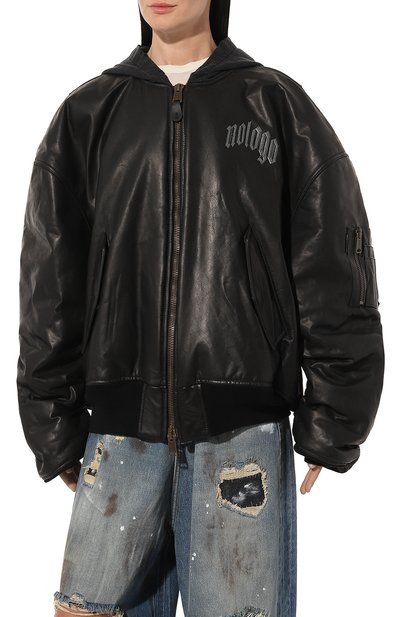 Кожаный бомбер BALENCIAGA, арт. 794420/T0S17, фото 3