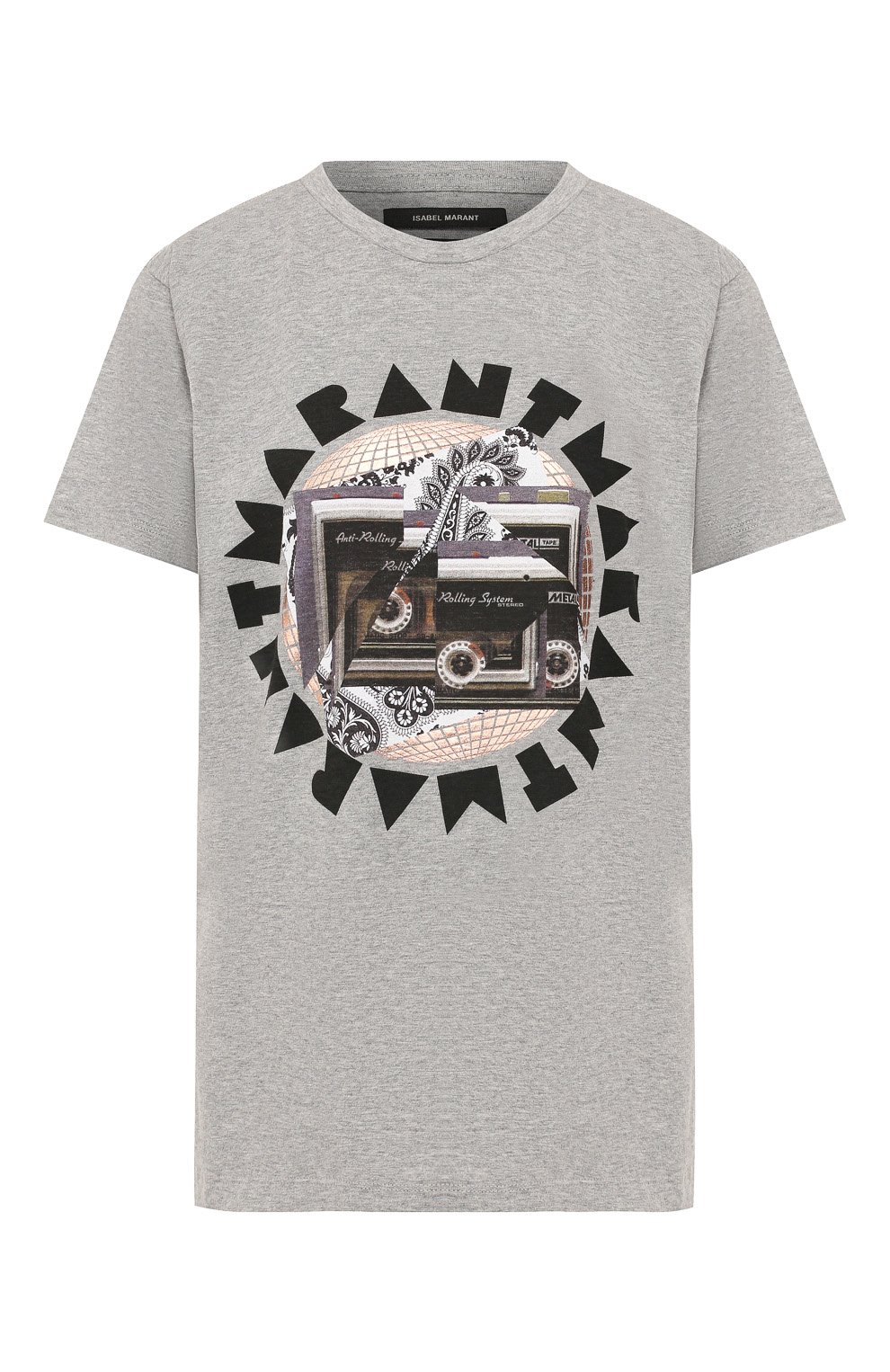 Хлопковая футболка ISABEL MARANT, арт. TS0619-19E038I/ZA0F, фото 1