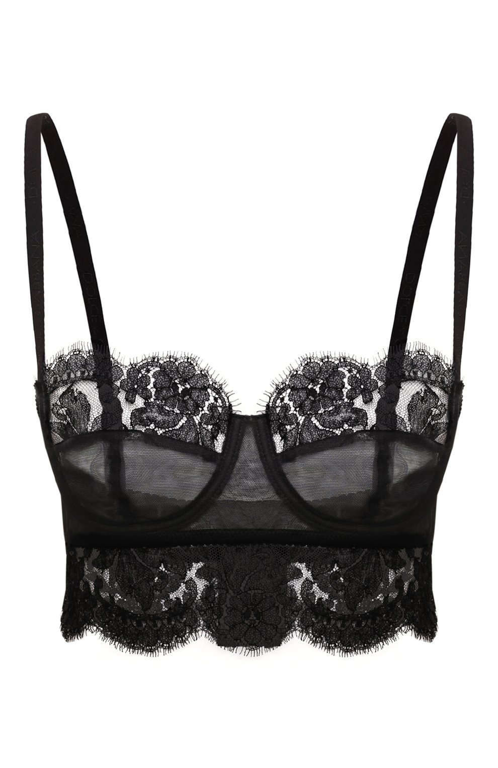 Бюстгальтер-бюстье DOLCE & GABBANA черного цвета по цене 51150 руб., арт. 01F40T/0N068, фото 1 Бюстгальтер-бюстье DOLCE & GABBANA, арт. 01F40T/0N068, фото 1