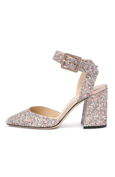 Комбинированные туфли jinn 85 JIMMY CHOO, арт. JINN 85/LND, фото 3