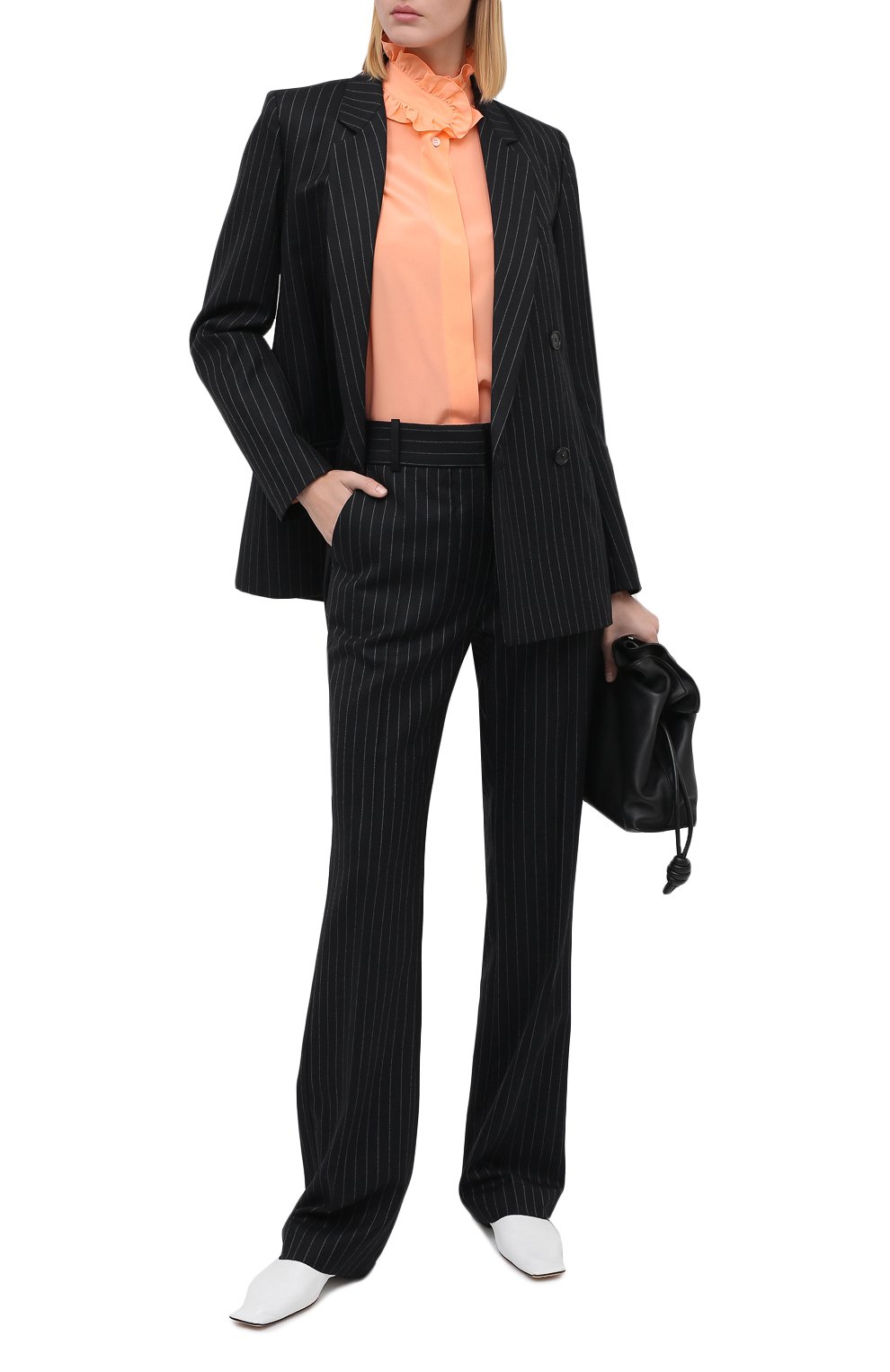 Шерстяные брюки VICTORIA BECKHAM, арт. 1320WTR001467C, фото 2