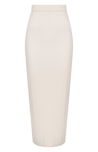 Женская шерстяная юбка YUZEFI, арт. SERAPHINE-TUCKSTITCH MAXI SKIRT/KNIT