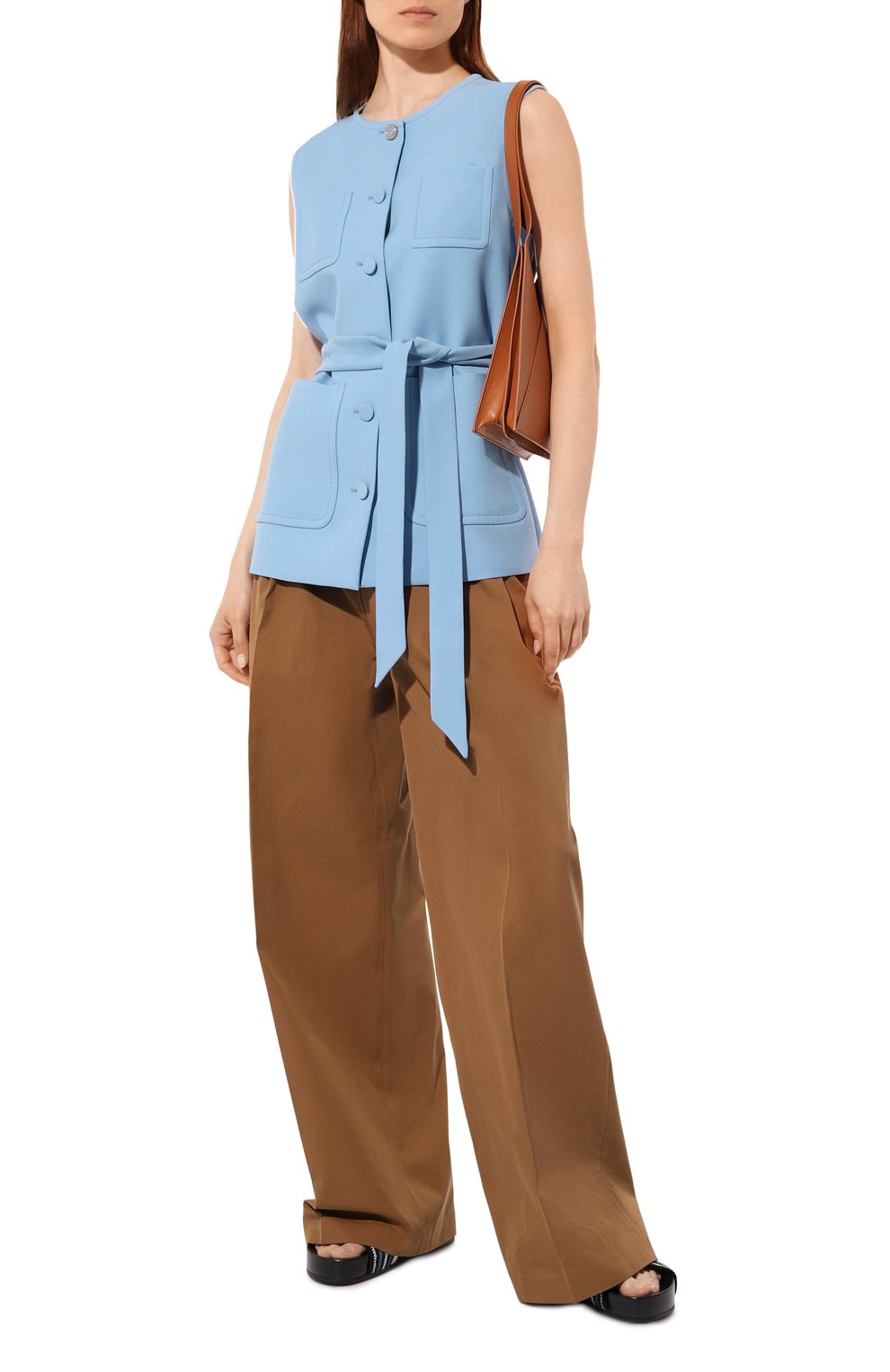 Жилет из шелка и шерсти GUCCI, арт. 619334 ZAD88, фото 2