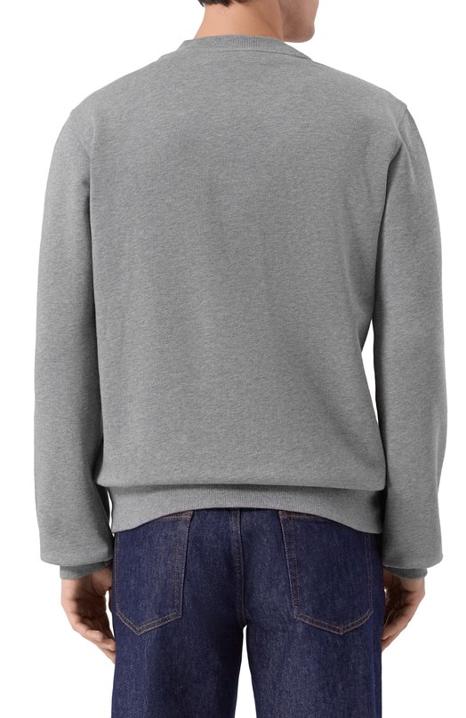 Хлопковый свитшот Dolce & Gabbana G9ABJZ/G7PFV Серый  G9ABJZ/G7PFV Фото 4