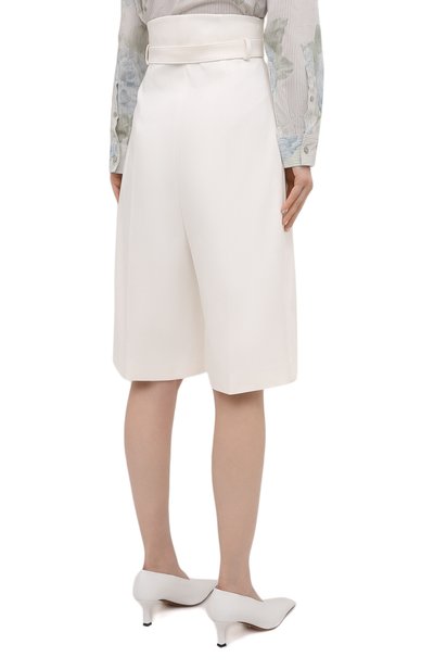 Хлопковые шорты PHILOSOPHY DI LORENZO SERAFINI белого цвета по цене 39200 руб., арт. A0318/722, фото 4 Хлопковые шорты PHILOSOPHY DI LORENZO SERAFINI, арт. A0318/722, фото 4