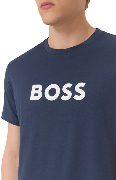 Хлопковая футболка BOSS, арт. 50491706, фото 5