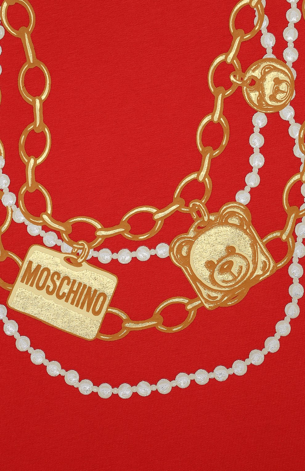 Хлопковое платье MOSCHINO, арт. HDV0C4/LDA16/4A-8A, фото 3