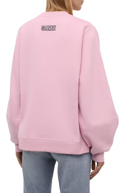 Хлопковый свитшот GANNI, арт. T2921, фото 4