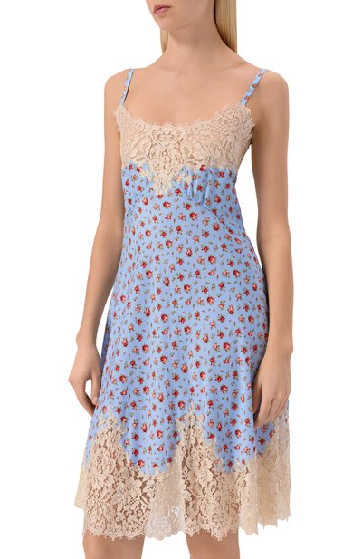 Платье из шелка и вискозы DOLCE & GABBANA, арт. F60F7T/IS10J, фото 3