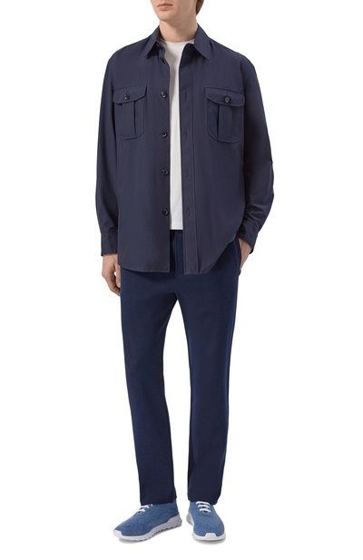 Мужские текстильные кроссовки KITON, арт. USSFITSN0115102