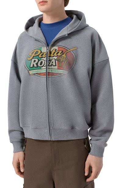 Хлопковая толстовка PLANTA ROSA, арт. PR/HZ/PASTA/470VELVET, фото 4