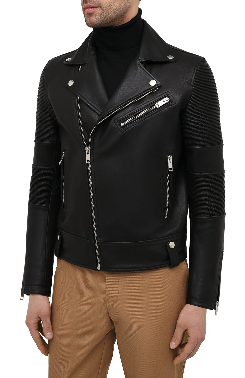 Кожаная куртка DIESEL, арт. A01575/0BCAJ, фото 3