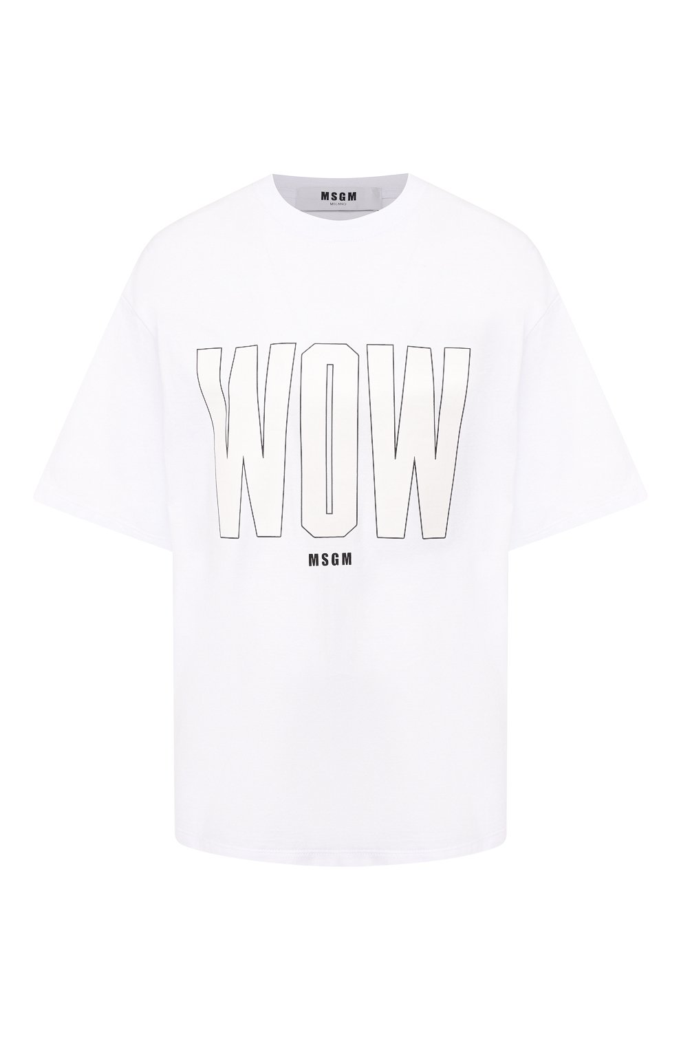 Хлопковая футболка MSGM, арт. 2741MDM164 195797, фото 1