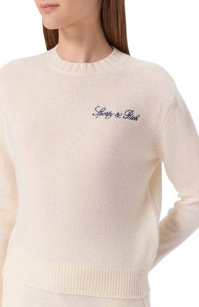 Свитер из кашемира и шерсти SPORTY AND RICH, арт. WS012508232CR01, фото 5