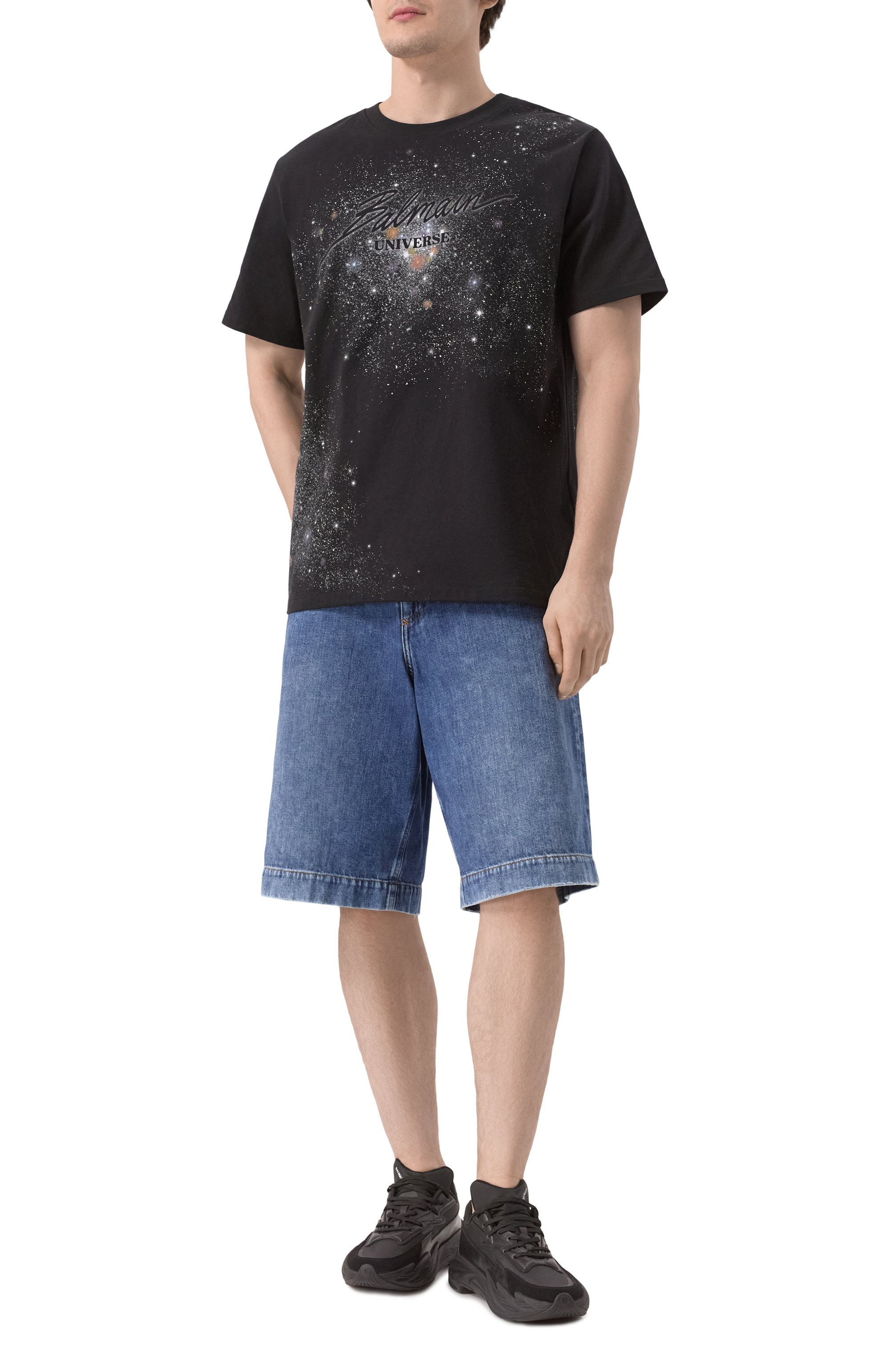 Джинсовые шорты DOLCE & GABBANA синего цвета по цене 87550 руб., арт. GP0T2Z/G8MK5, фото 2 Джинсовые шорты DOLCE & GABBANA, арт. GP0T2Z/G8MK5, фото 2