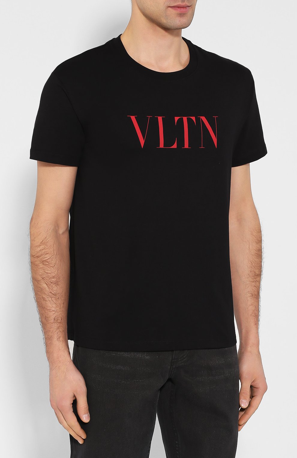 Хлопковая футболка VALENTINO, арт. TV3MG10V3LE, фото 3