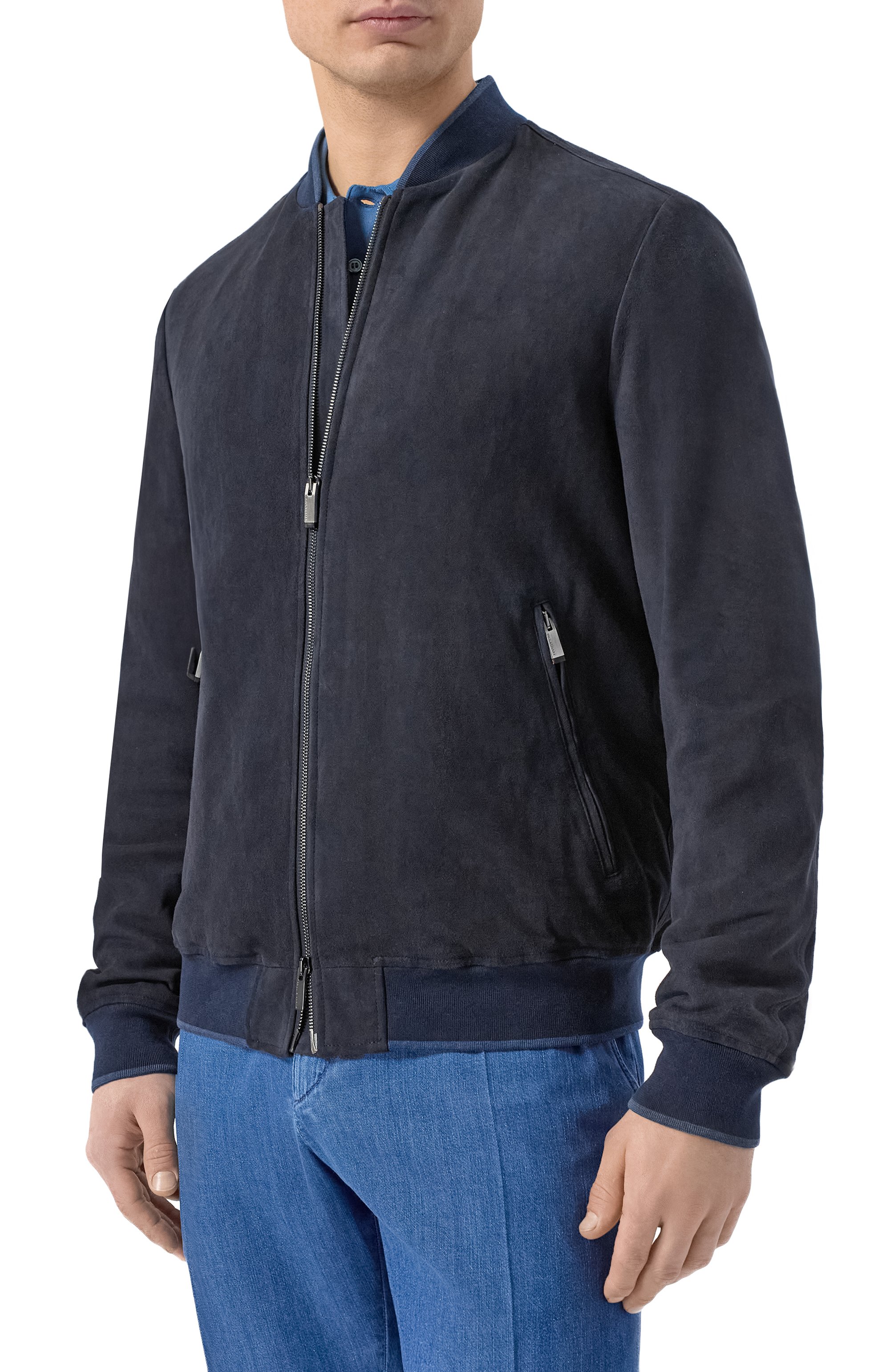 Замшевый бомбер PAUL&SHARK, арт. 26412484R_001, фото 3