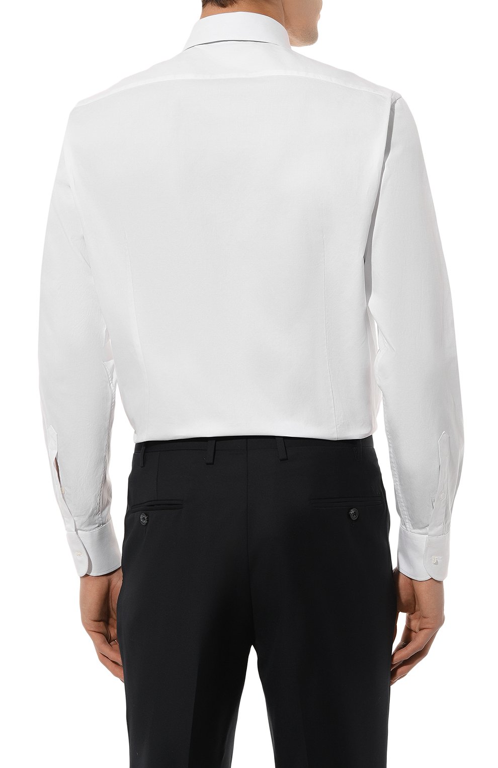 Хлопковая сорочка CORNELIANI белого цвета по цене 56600 руб., арт. 94P100-9411700, фото 5 Хлопковая сорочка CORNELIANI, арт. 94P100-9411700, фото 5