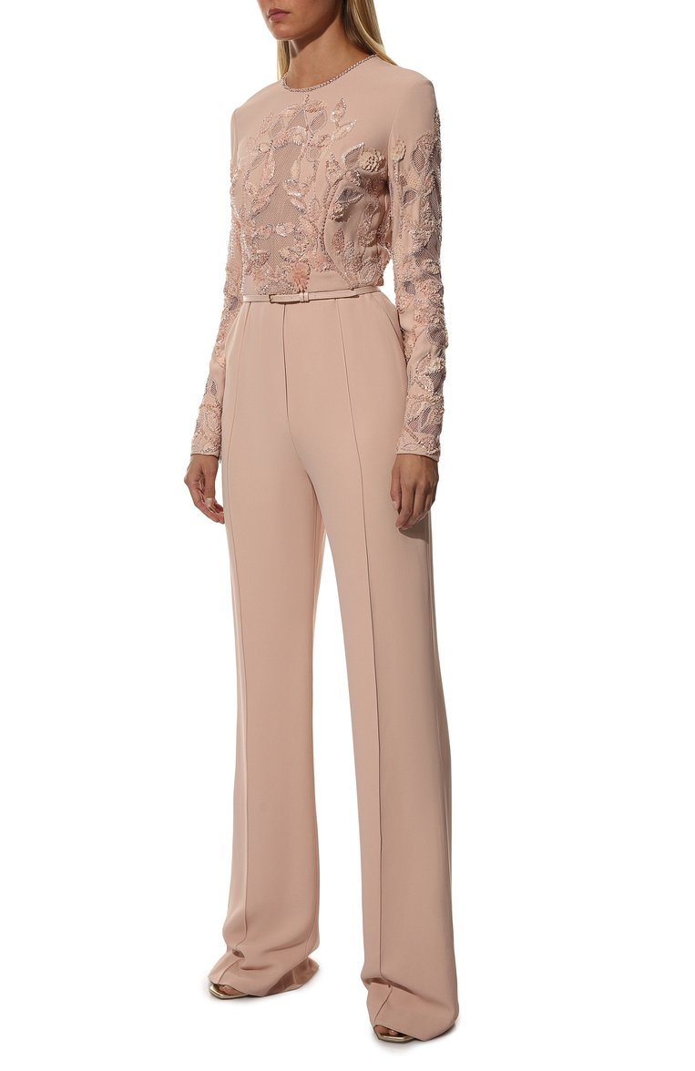 Комбинезон с отделкой пайетками и бисером ELIE SAAB, арт. 7932, фото 1