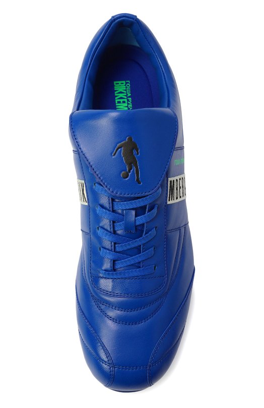 Кожаные кроссовки ГОША РУБЧИНСКИЙ х Bikkembergs ГОША РУБЧИНСКИЙ GRBKKMAN03BL Синий  GRBKKMAN03BL Фото 6