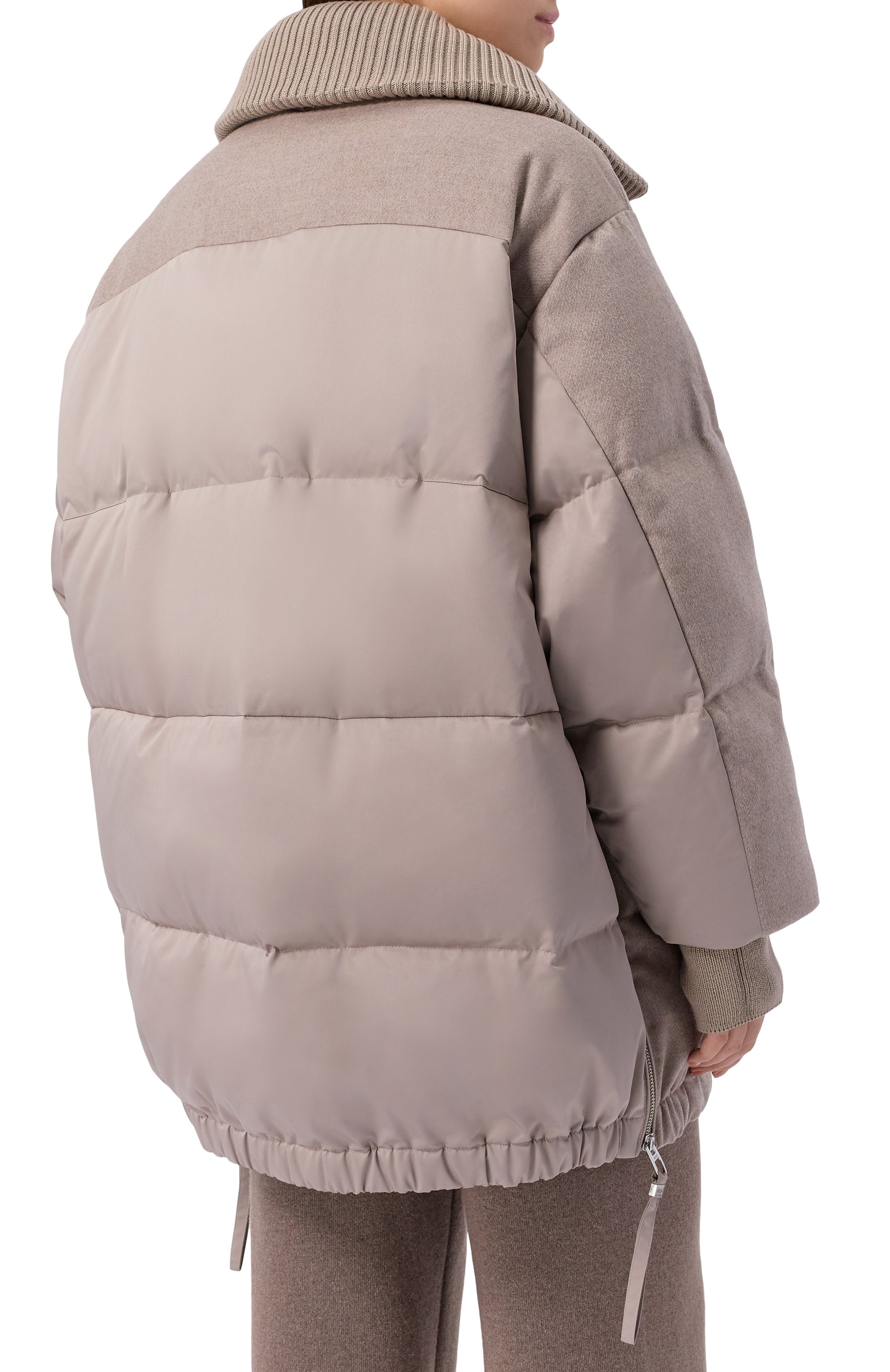 Комбинированный пуховик DUNO, арт. BLANCA/PRAT0 MESTRE, фото 4