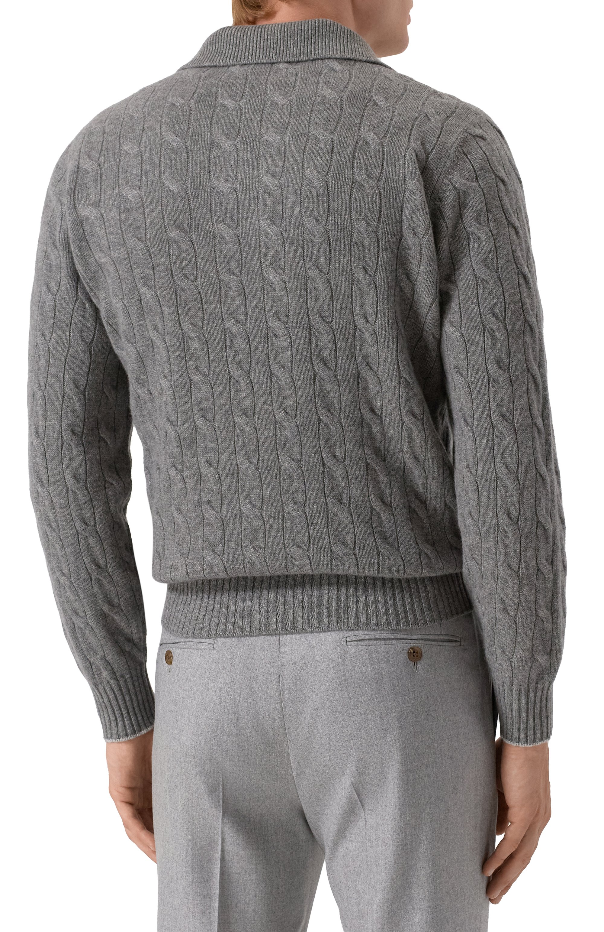 Кашемировое поло BRUNELLO CUCINELLI, арт. M22707205, фото 4