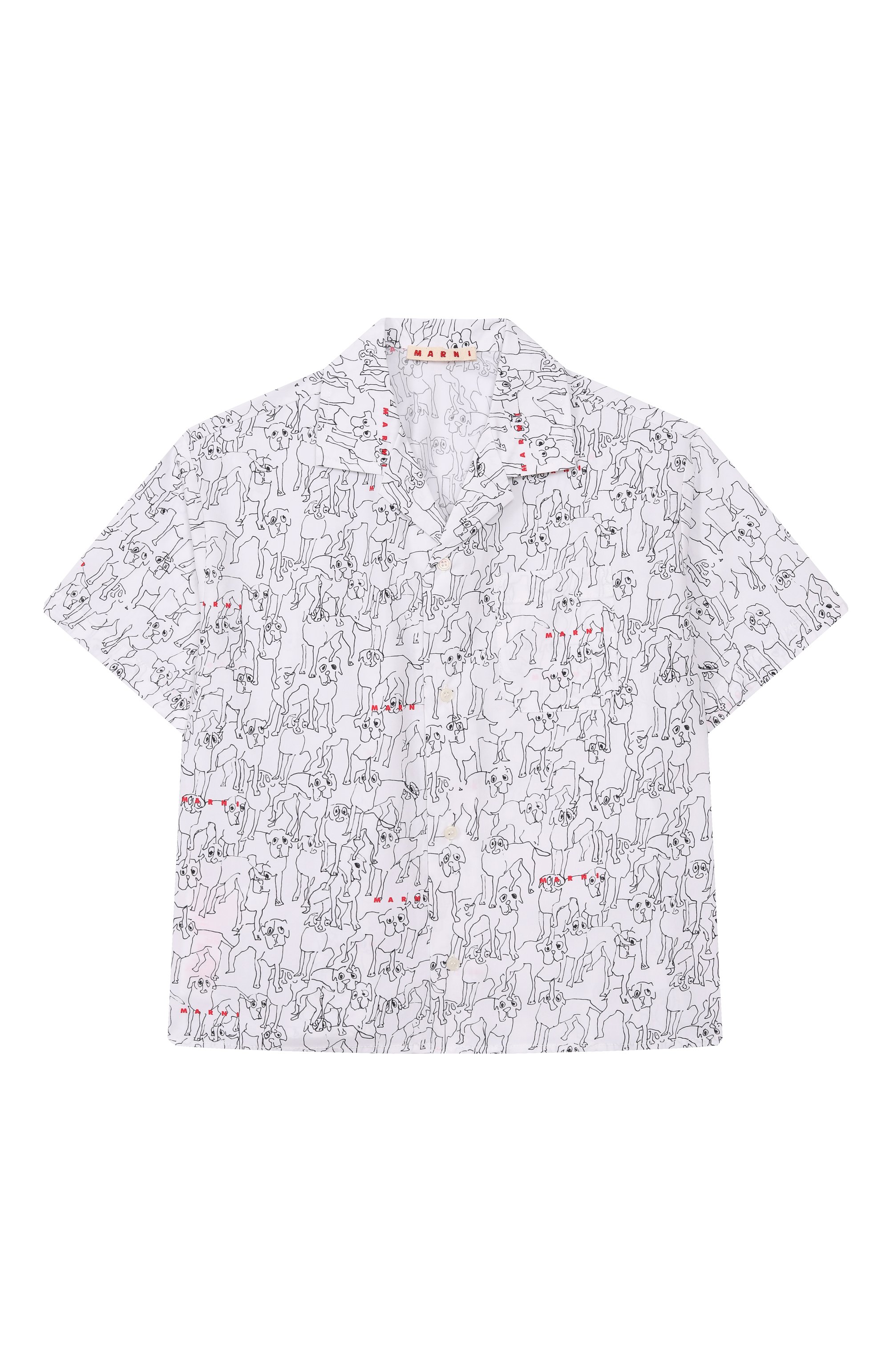 Хлопковая рубашка MARNI, арт. M01373/M00U8, фото 1