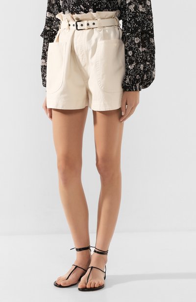 Шорты из смеси хлопка и льна ISABEL MARANT ETOILE, арт. SH0286-20P007E/RIKE, фото 3