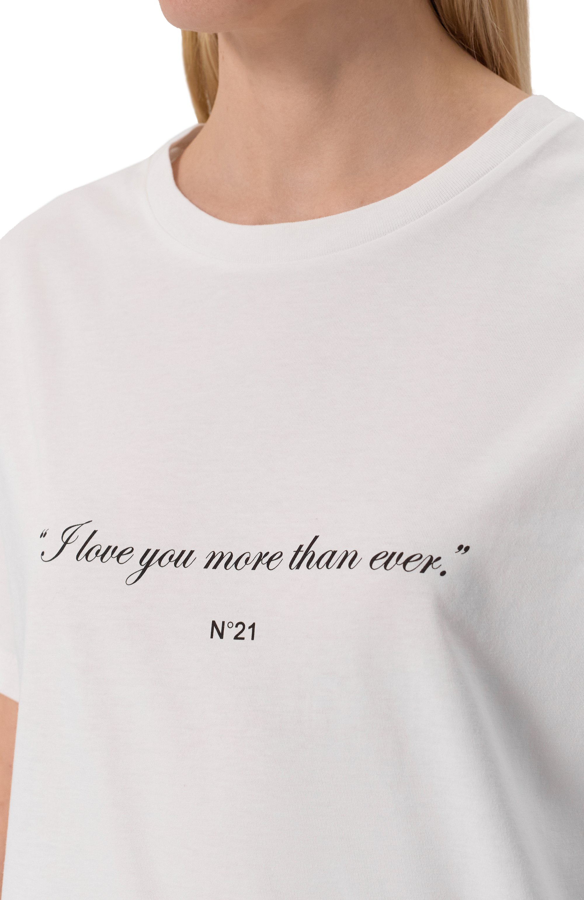 Хлопковая футболка N21, арт. F081/6328, фото 5