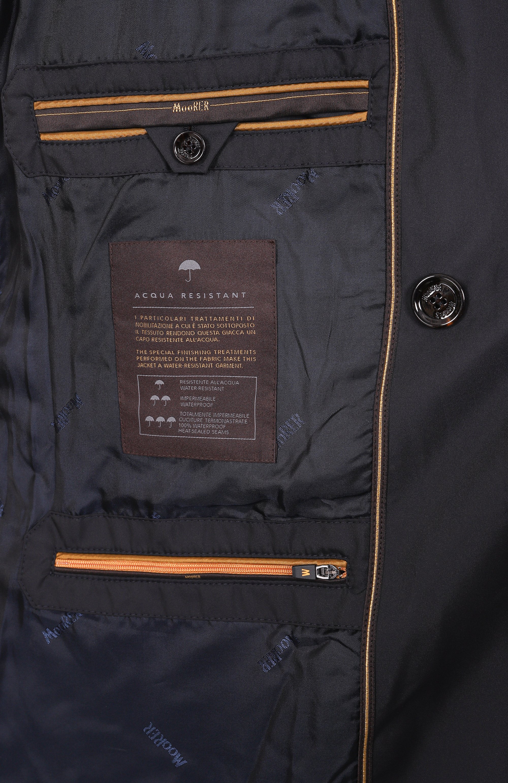 Тренч marvin-wk MOORER темно-синего цвета по цене 175500 руб., арт. MARVIN-WK, фото 7 Тренч marvin-wk MOORER, арт. MARVIN-WK, фото 7