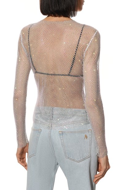 Топ с отделкой стразами ALINE, арт. AL091001, фото 4