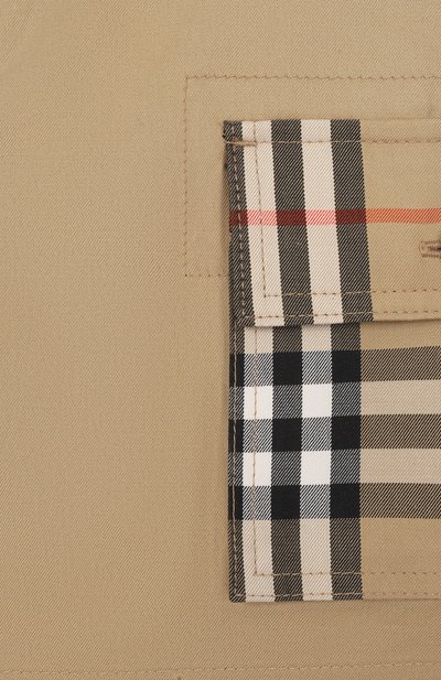 Хлопковые шорты-карго BURBERRY, арт. 8121249, фото 3
