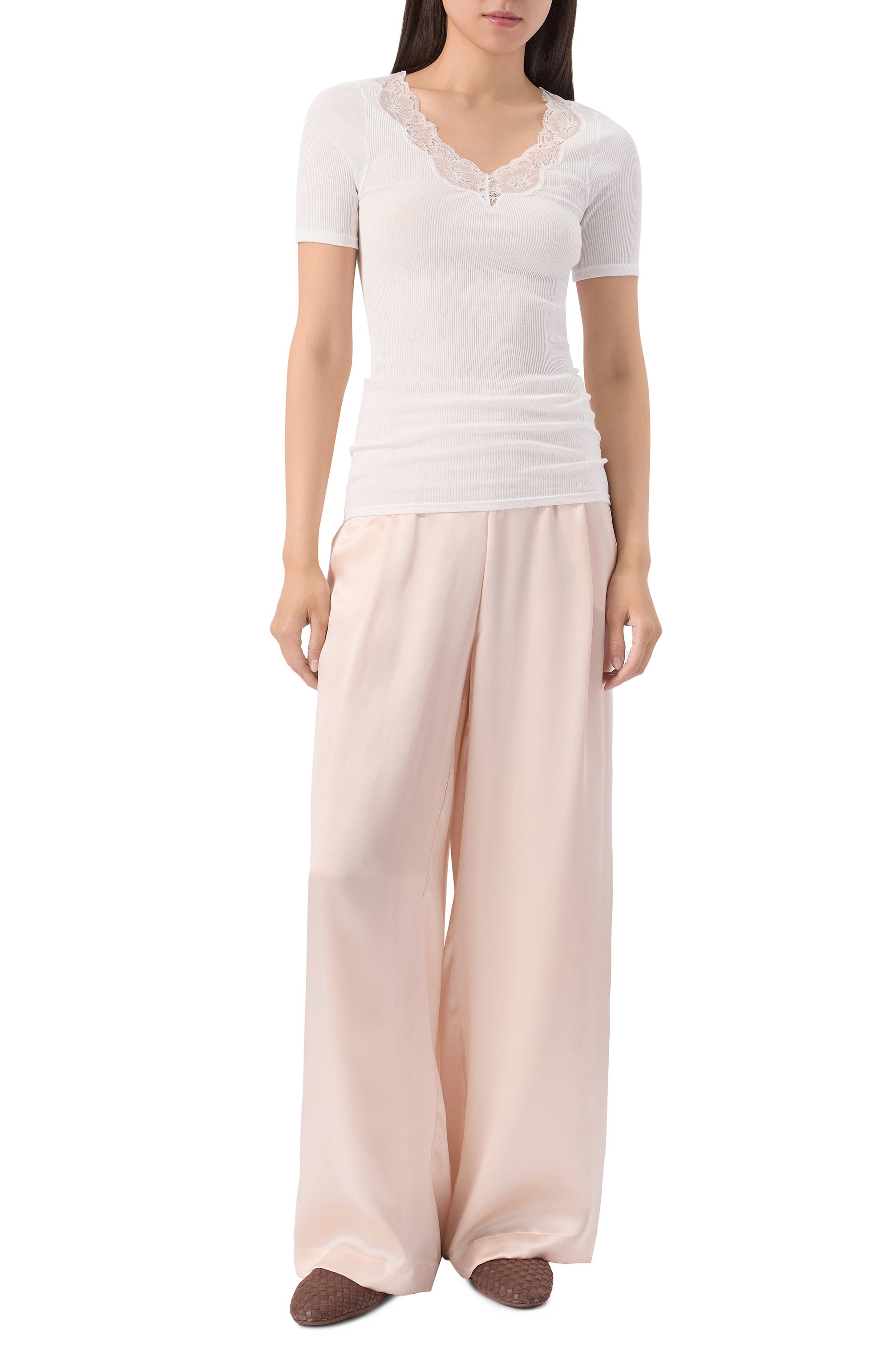 Хлопковая футболка HANRO, арт. 071376, фото 2