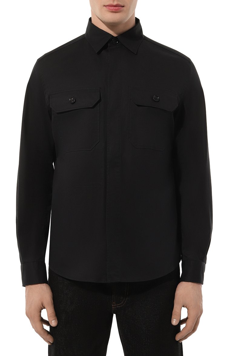 Хлопковая рубашка ZEGNA, арт. UDV16A7/S0T8, фото 1