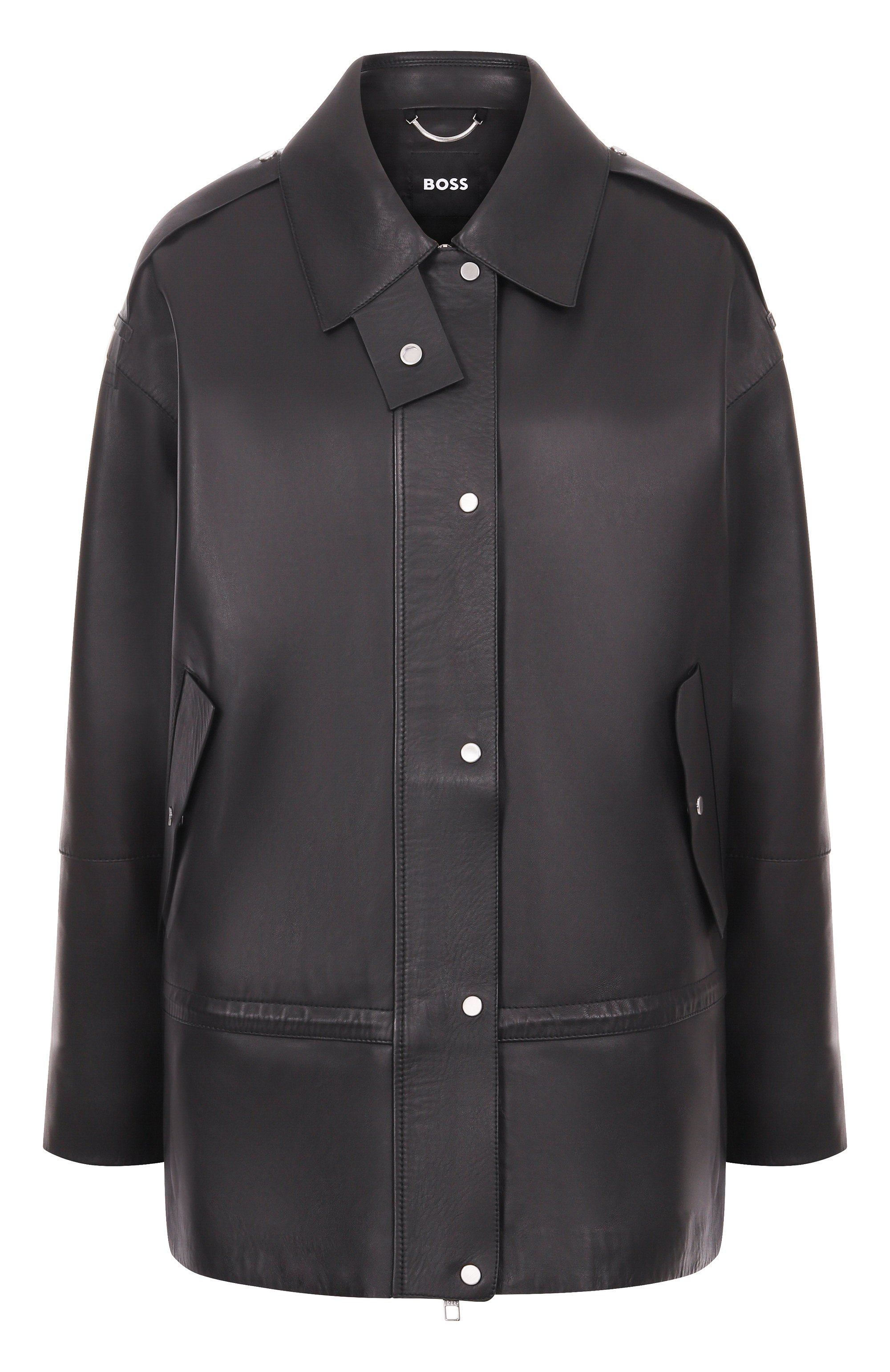 Кожаная куртка BOSS, арт. 50544445, фото 1