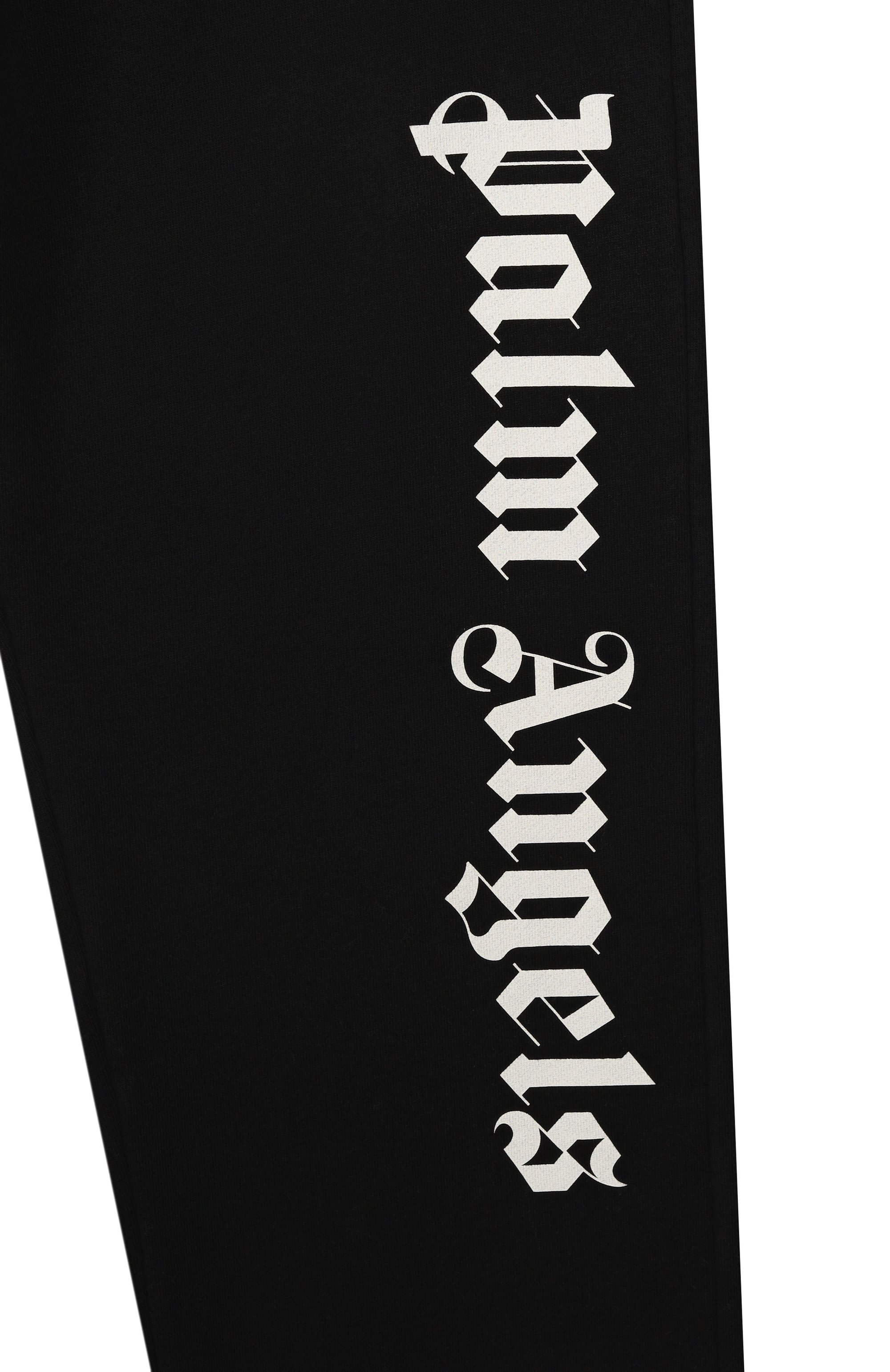 Хлопковые джоггеры PALM ANGELS черного цвета по цене 28450 руб., арт. PBCH008C99FLE002/12+, фото 3 Хлопковые джоггеры PALM ANGELS, арт. PBCH008C99FLE002/12+, фото 3