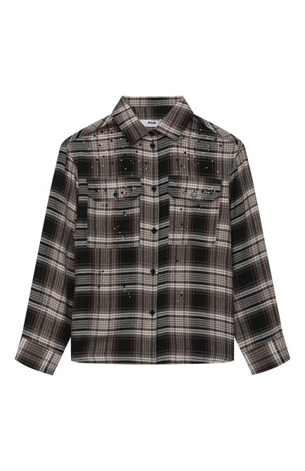 Рубашка из вискозы MSGM KIDS, арт. F5MSJGSI133