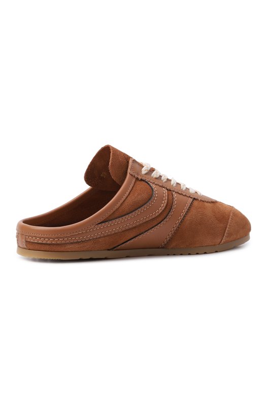 Замшевые кеды Dries Van Noten 011778/0126 Коричневый  011778/0126 Фото 5