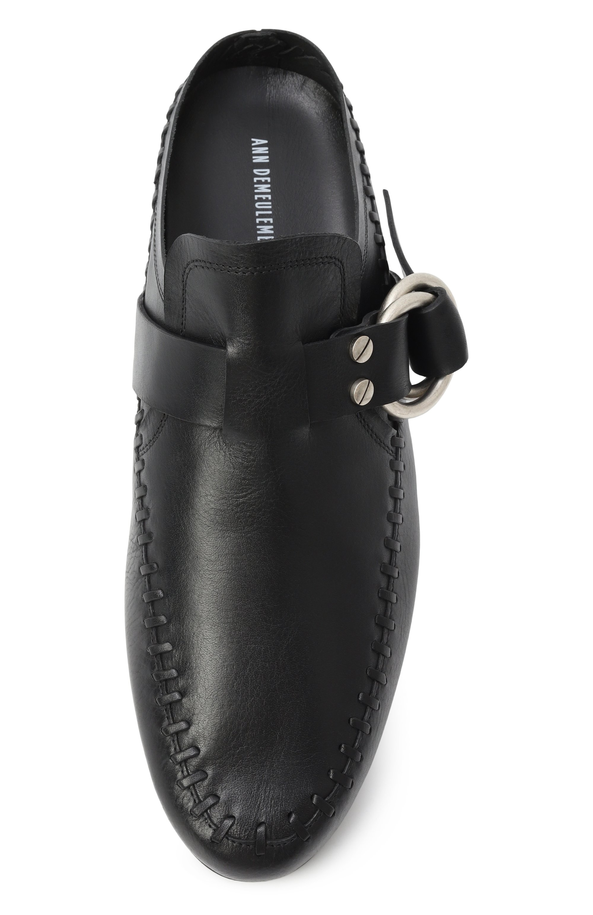 Кожаные сабо ande ANN DEMEULEMEESTER, арт. B0012921/LT154, фото 6