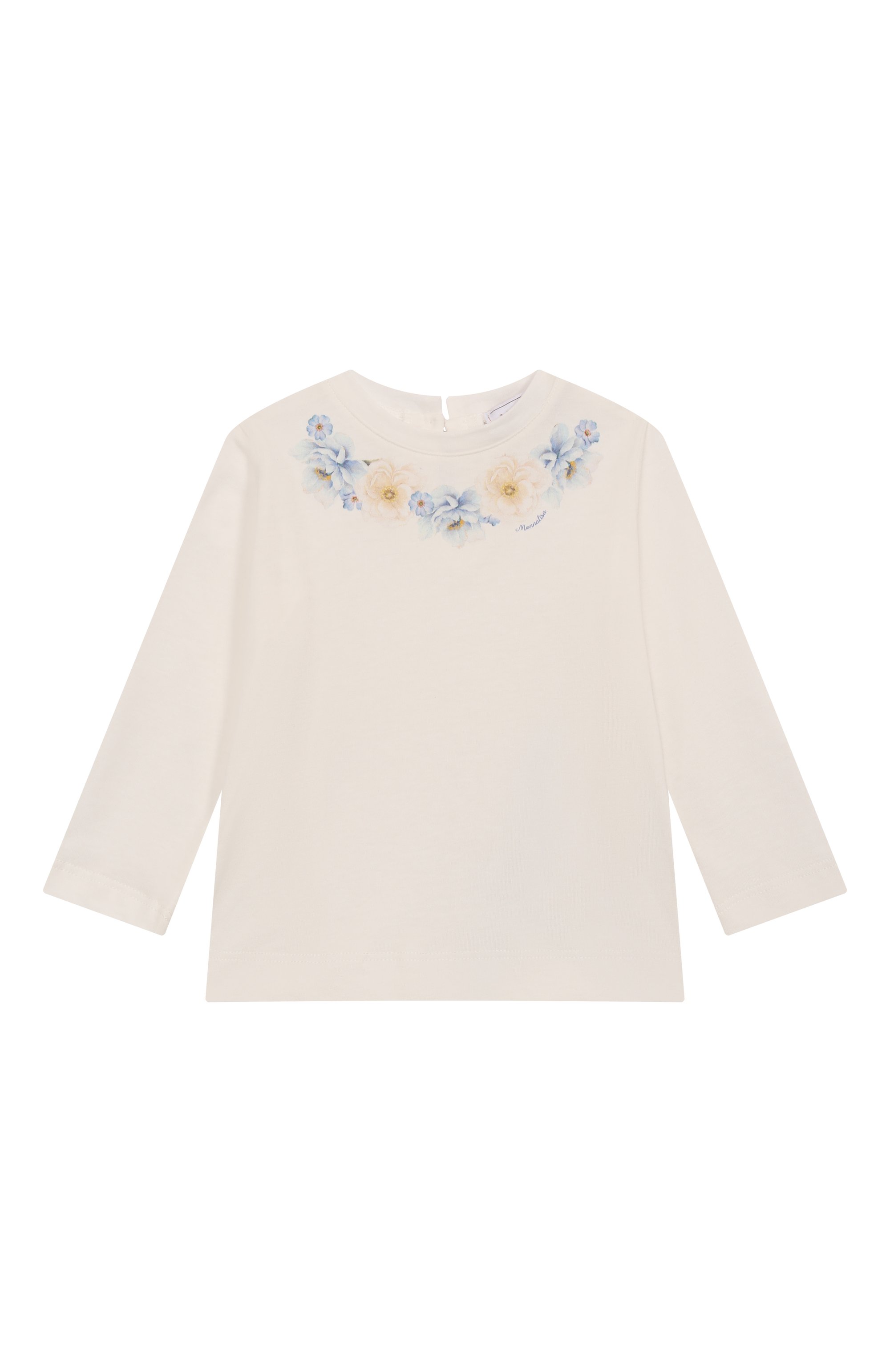 Хлопковый лонгслив MONNALISA, арт. 31F623, фото 1