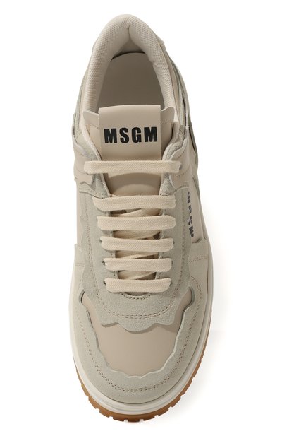Кожаные кеды MSGM KIDS, арт. 76857/36-40, фото 4