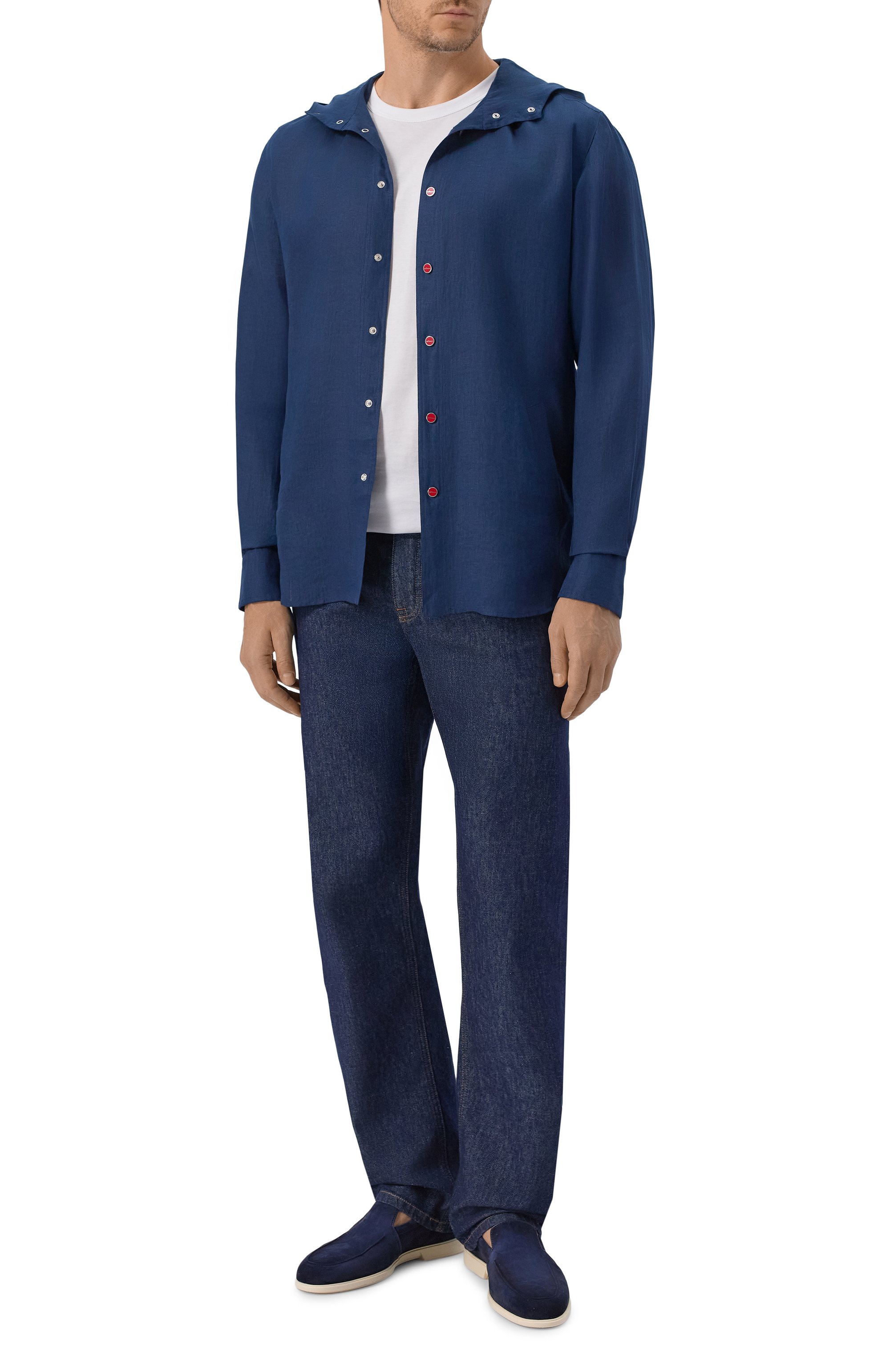 Льняная рубашка KITON, арт. UMCMARH0928610, фото 2