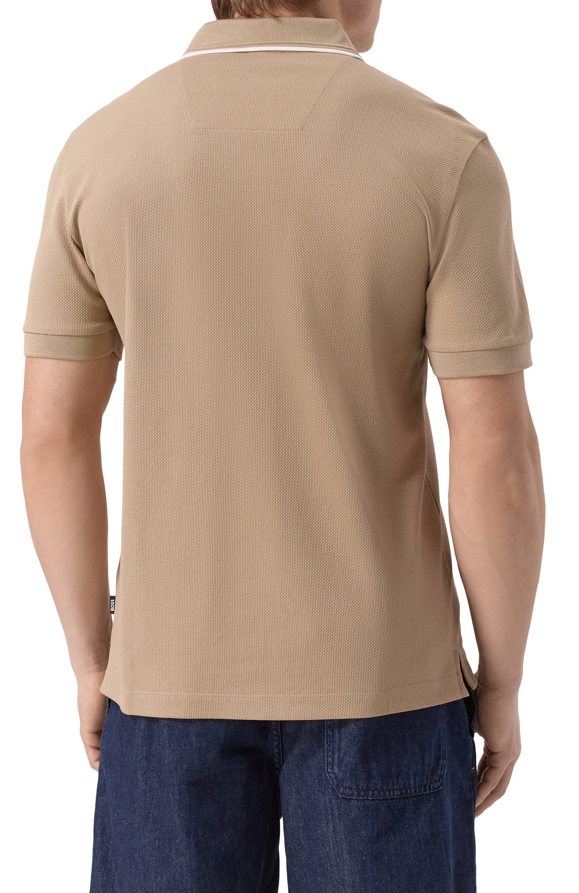 Хлопковое поло BOSS, арт. 50527650, фото 4