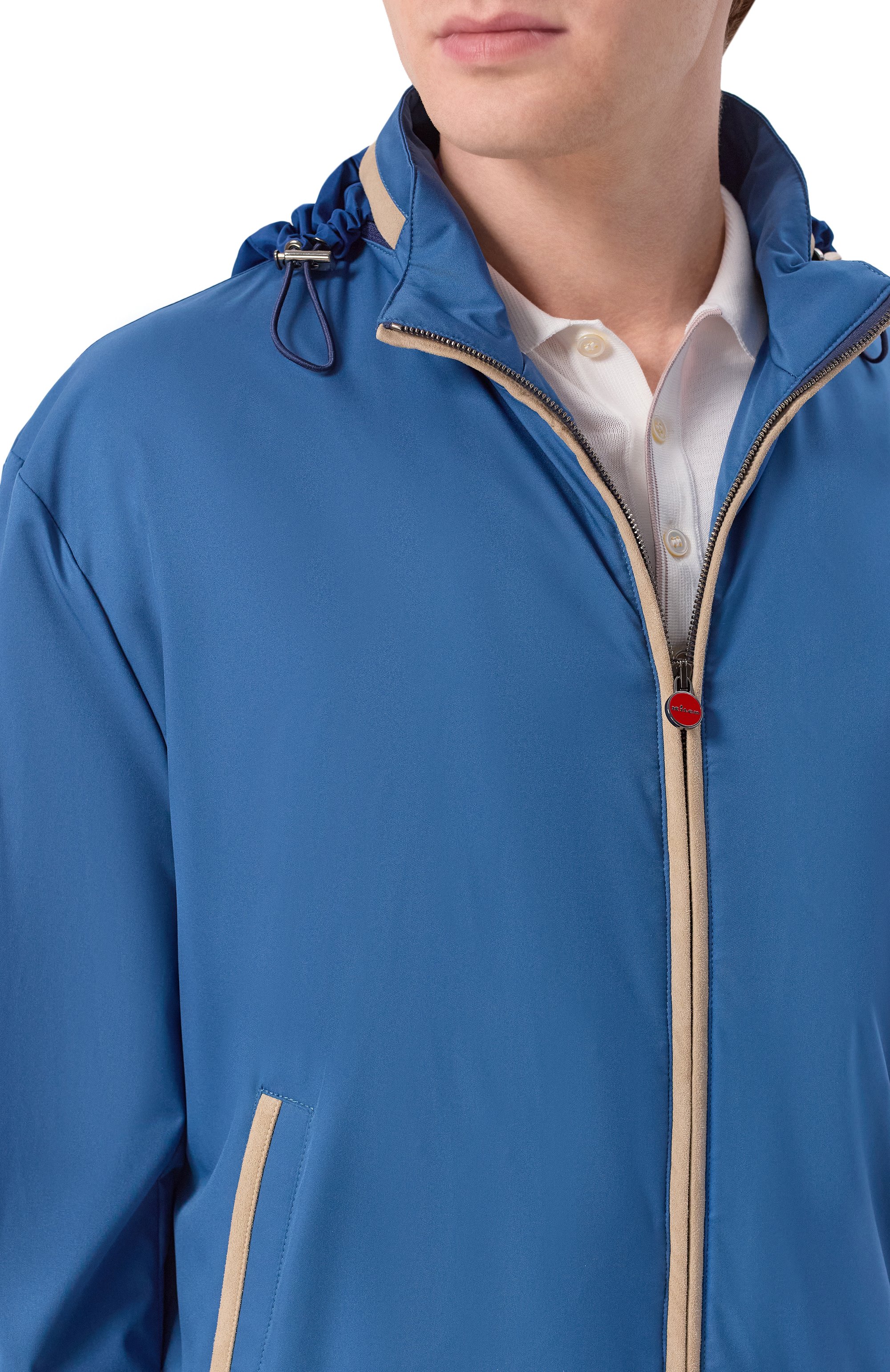 Бомбер KITON синего цвета по цене 539500 руб., арт. UW2314V0822H, фото 5 Бомбер KITON, арт. UW2314V0822H, фото 5