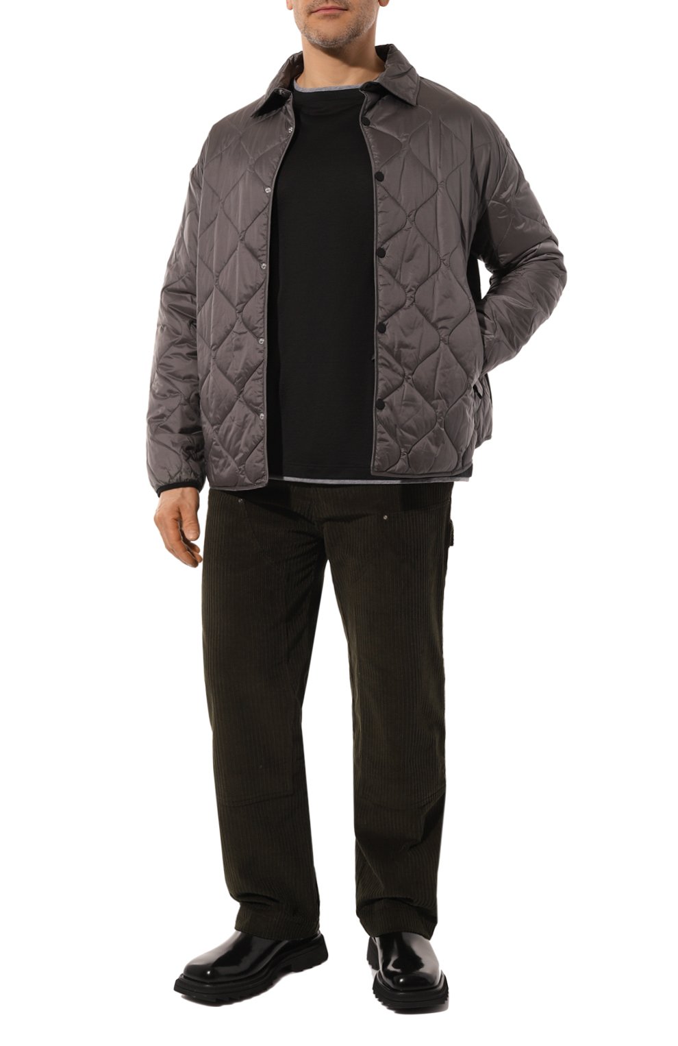 Футболка из шелка и хлопка BRUNELLO CUCINELLI, арт. MD8217427, фото 2