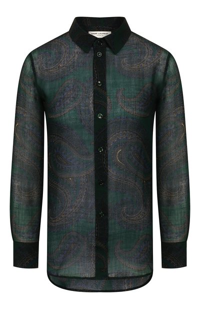 Женская шерстяная рубашка SAINT LAURENT, арт. 395733/Y7A22