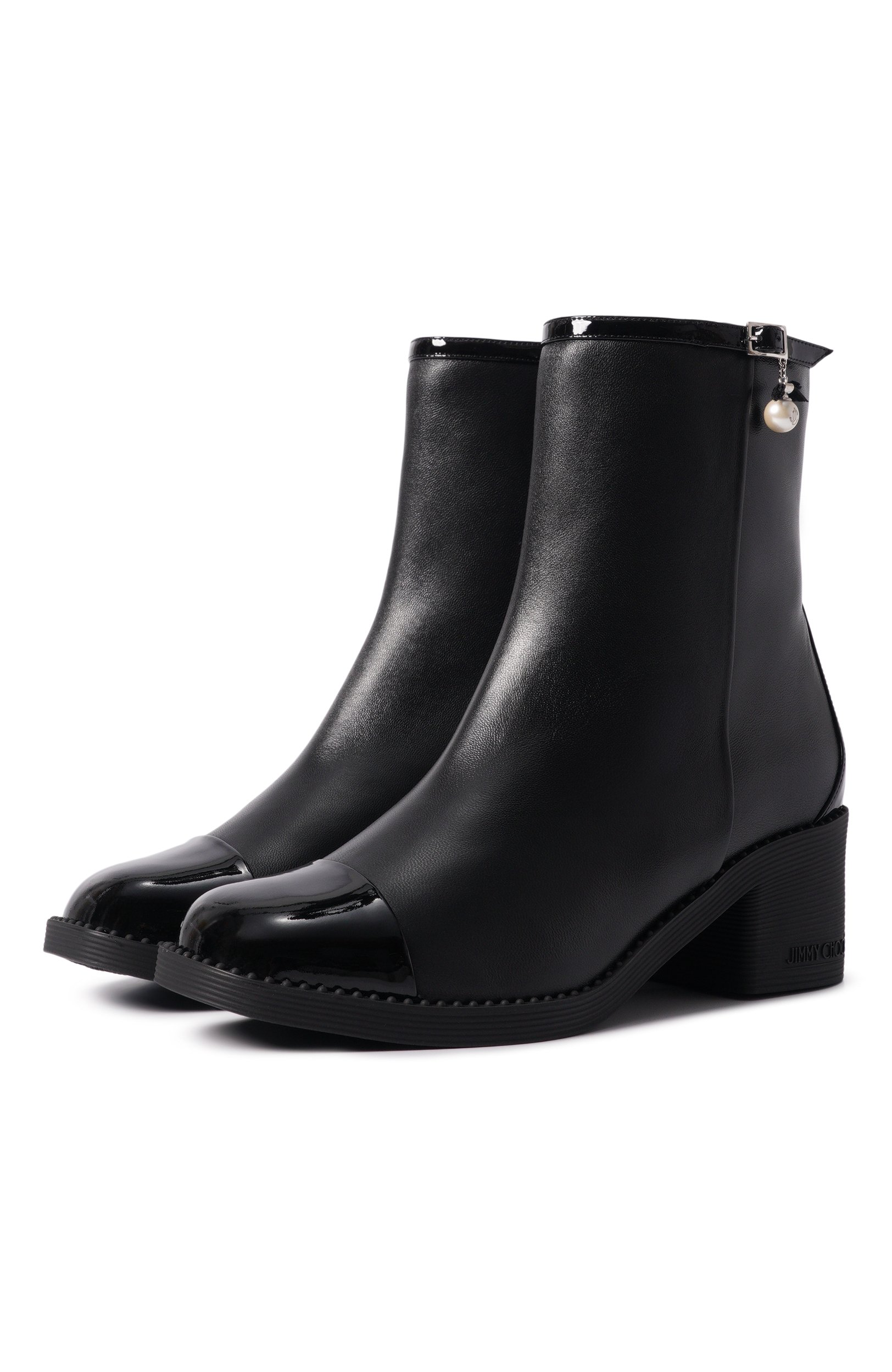 Кожаные ботильоны adry 60 JIMMY CHOO, арт. ADRYAB60RMQ, фото 1