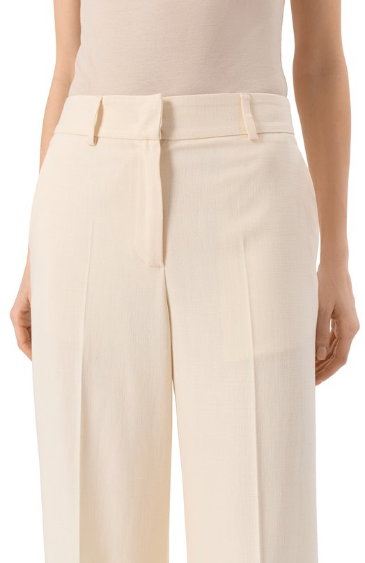 Брюки из вискозы MSGM 3841MDP16/257106 Кремовый  3841MDP16/257106 Фото 5
