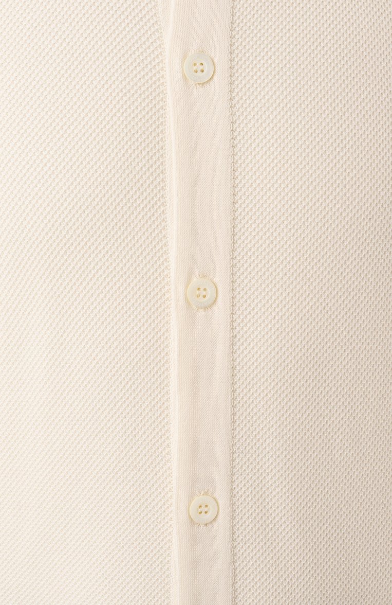 Мужское хлопковая рубашка CANALI кремвого цвета, арт. C1061/MK02263 | Фото 6 (Длина (для топов): Стандартные; Материал сплава: Проставлено; Драгоценные камни: Проставлено; Рукава: Короткие; Застежка: Пуговицы; Стили: Кэжуэл; Кросс-КТ: Трикотаж; Принт: Без принта; Материал внешний: Хлопок)