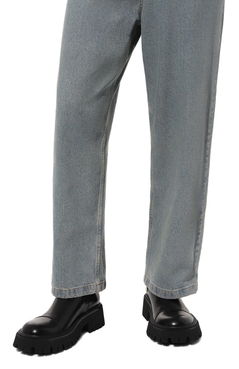 Кожаные челси tractor BALENCIAGA, арт. 636599/WA8E9, фото 3